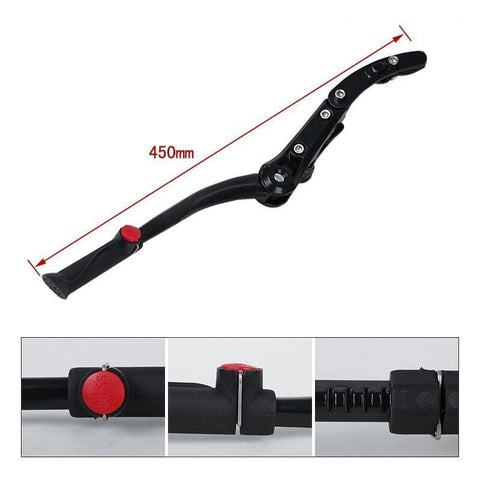 Strong Bike Bicycle Adjustable Side Kickstand Foot Kick Stand Parking Kick Stand