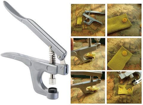 T5 KAM Plastic Snaps Fastener Buttons Press Stud Size 20 Poppers Plier Kits Set