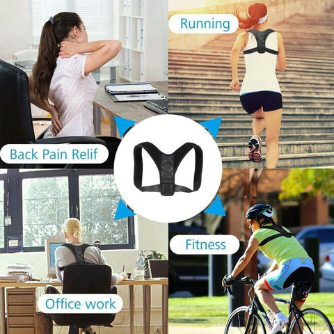 Posture Corrector Adjustable Back Shoulder Brace Support Band for Men and Women