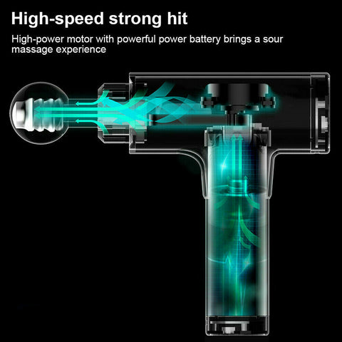 7 Head Massager Fascial Massage Gun KH-350 Percussion Vibration Muscle Massager
