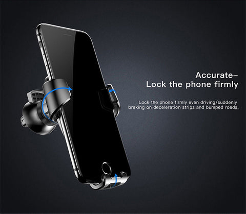 Universal Car Air Vent Mount Phone Gravity Holder For iPhone GPS Samsung S8 Plus