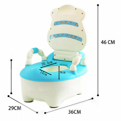 Safety Kids Baby Toddler Toilet Training Potty Trainer Cute Cartoon Seat Chair
