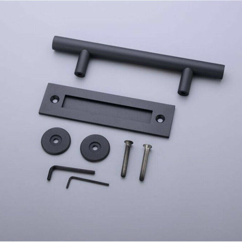 12" Barn Door Handle Sliding Flush Pull Wood Door Gate Hardware Stainless Steel