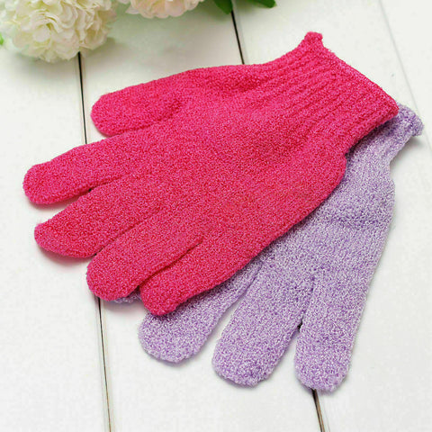 SpaSavvy Exfoliating Bath Glove 2 Pcs