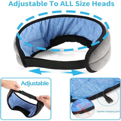 Wireless Bluetooth 5.0 Stereo Eye Mask Headphones Earphone Sleep Music Headband