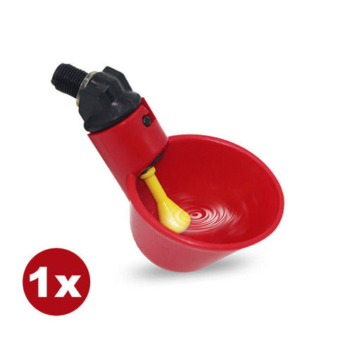 Automatic Cups Chicken Waterer Poultry Water Feeder Drinker Chook Bird