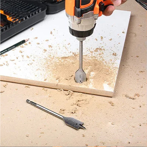 101Pc Combination Drill Bits Set Wood Hole Saw Metal Cement Screwdriver Drilling