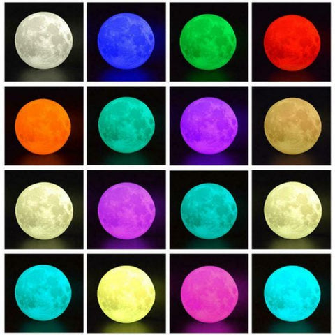 3D Moon LED Light