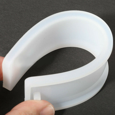 5pcs Rectangle Silicone Bookmark Mold DIY Epoxy Resin Craft Mould Making Tool AU