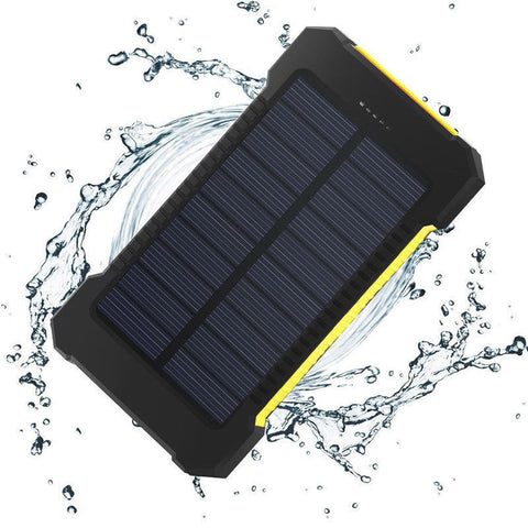 50000mah Dual USB Solar Power Bank Portable External Battery Phone Charger AU