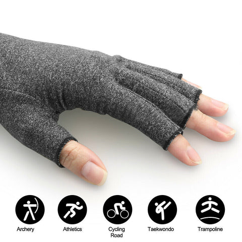 Compression Joint Finger Pain Arthritis Gloves Relief Hand Wrist Support Brace