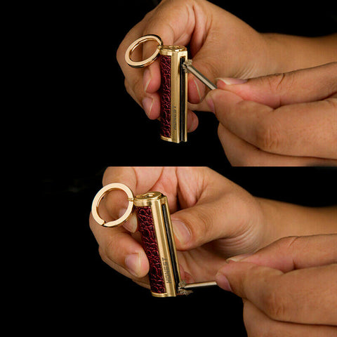 Fire Starter Lighter Waterproof Flint Match Metal Keychain Camping Survival BDA