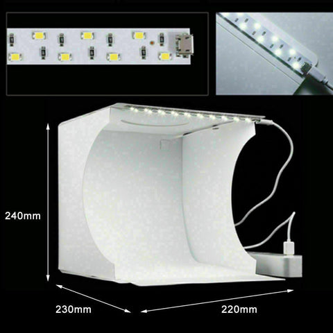 110-142CM Pop-up Green Screen Round Background Cloths+LED Light Room Photography