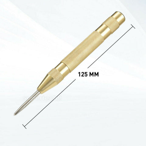 125MM Heavy Duty Automatic Centre Punch Brass Bodied Spring Loaded Auto Punch