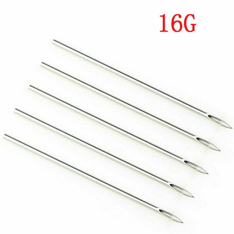 41 Pcs Professional Body Piercing Tool Kit Ear Nose Navel Nipple Needles Set