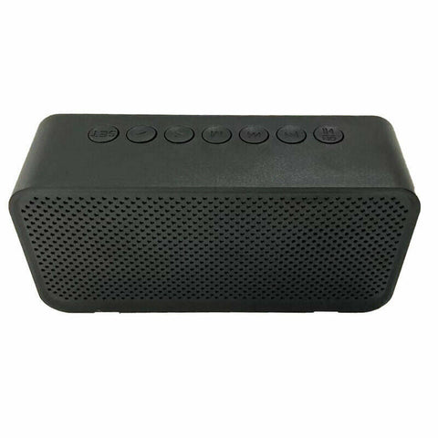 Wireless Bluetooth Portable Speaker AM/FM Radio Digital Alarm Clock LED Mirror