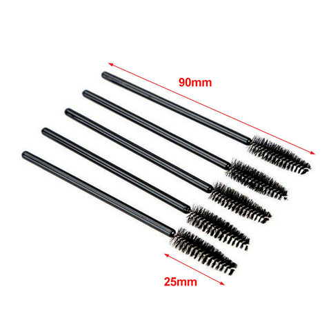 500pcs Disposable Mascara Wands Eyelash Brush Applicator