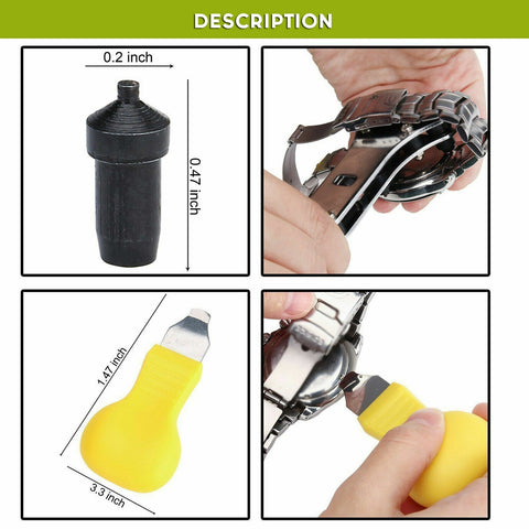 20 380 504 506pcs Watchmaker Watch Repair Tool Case Opener Remover Pin Bars