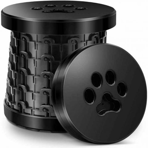 Retractable Telescop Step Stool Camping Fishing Stool Portable Foldable Black