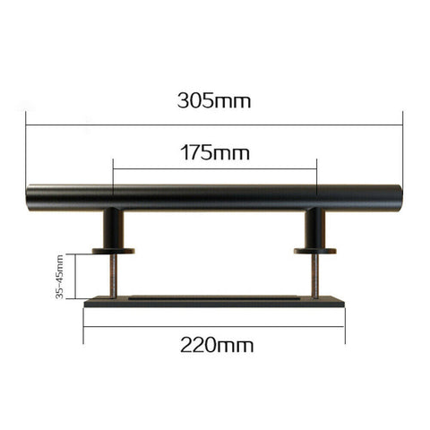 12" Barn Door Handle Sliding Flush Pull Wood Door Gate Hardware Stainless Steel