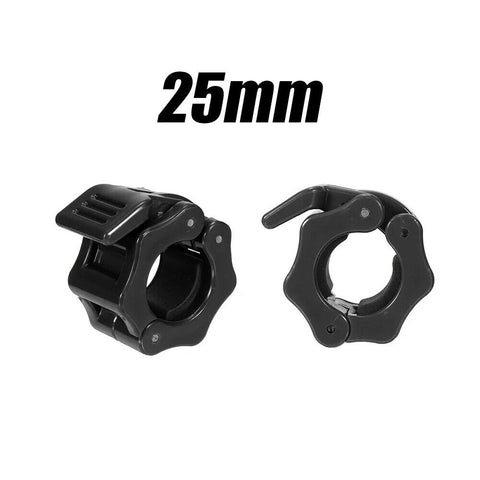 2PCS 25mm/50mm Barbell Locks Collars Olympic Barbells Muscle Clamp Bar Lockjaw
