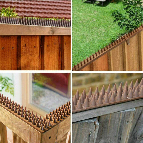 12pc Bird Spikes Human Cat Possum Mouse Pest Control Spiked Fence Wall