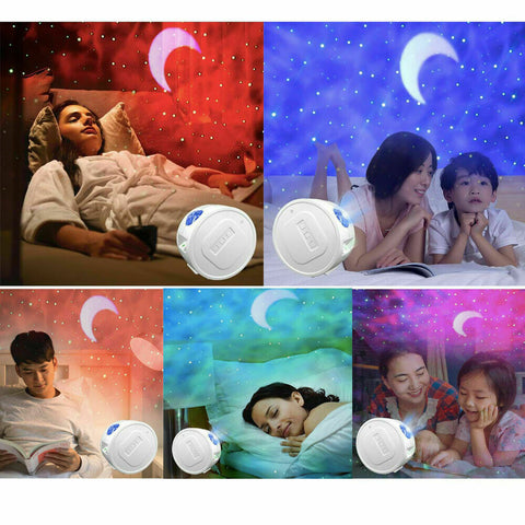 LED Star Night Light Projector Galaxy Starry Ocean Star Sky Party Lamp