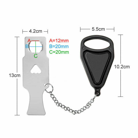 Portable Door Lock Hardware Security Safety Travel Hotel Home Portable Safe Lock