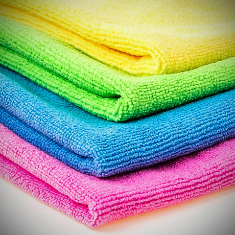4 Pack 30x30cm Aussie Clean Multi-purpose Microfibre ClothsCar Dish Glass Towel