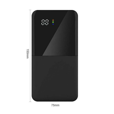 50000mAh Portable Power Bank Charger With LCD 2USB External Battery Pack