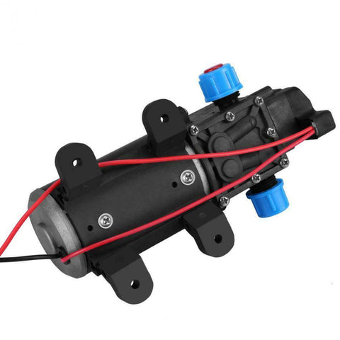 12V 100W 160PSI Pressure Water Pump 8L/Min Self-Priming Caravan Camping Boat