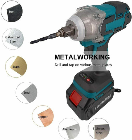 6X HSS Hex Shank Tap Drill Bits Metric Thread Screw Compound Tapping Set Tool AU