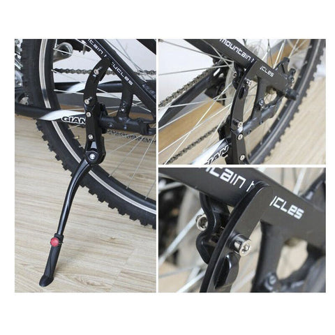 Strong Bike Bicycle Adjustable Side Kickstand Foot Kick Stand Parking Kick Stand