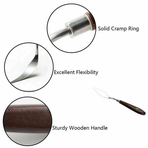 15Pcs Artist Paint Brushes Set Watercolour Acrylic Oil Painting Drawing Brush AU