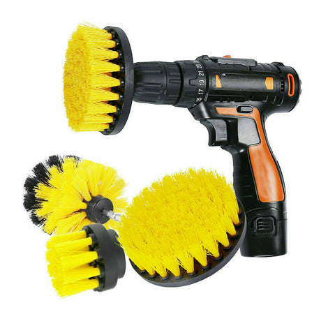 14PC Drill Brush Tub Clean Electric Grout Power Scrubber Cleaning Set Tool Kit