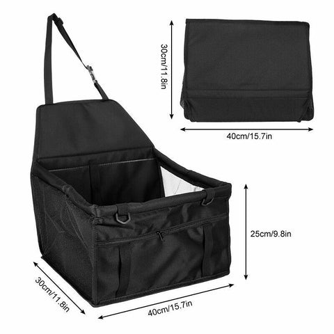 New Travel Cat Dog Pet Car Booster Seat Puppy Carrier Safety Protector Basket AU