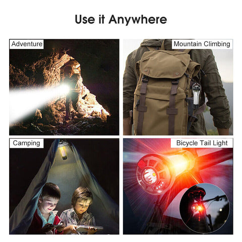 USB Rechargeable Lanterns Portable Hanging Lamp Camping Lights Mini Tent Light