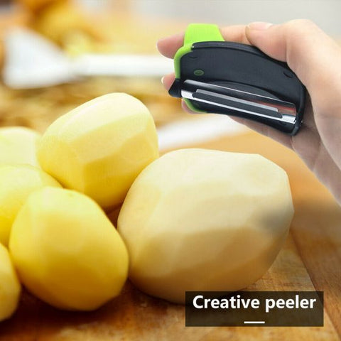 Fruit Peeler Double Finger Cutter