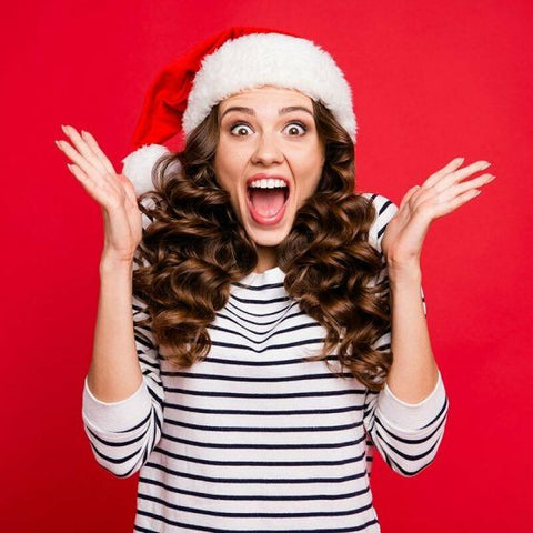 Christmas Santa Hat Red And White Xmas Cap