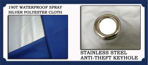 Large Waterproof Motorcycle Motorbike Scooter Moped Protect Cover Bag Heavy Duty