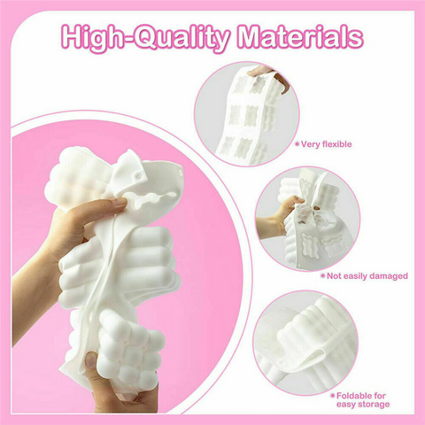 DIY 6 Candles Mould Soy Wax Candle Mold Aromatherapy Candle 3D Silicone Moulds