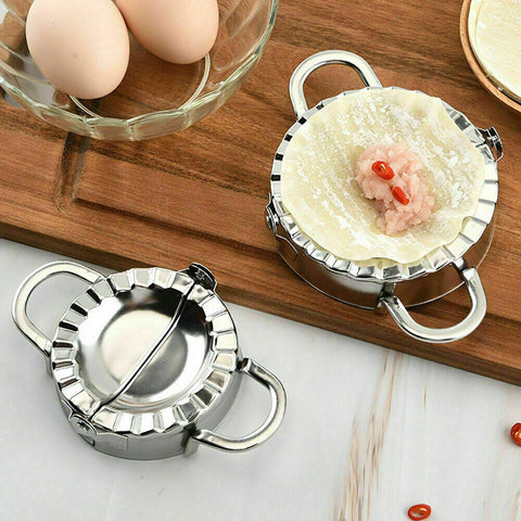 10PCS Dumpling Maker Stainless Steel Dough Press Pie Ravioli Making Mold Mould Tool