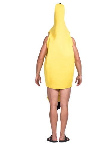 Adult Banana Body Suit Costume Unisex Outfit One Size Fits Halloween Fancy Dress