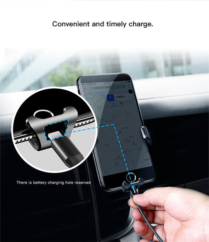 Universal Car Air Vent Mount Phone Gravity Holder For iPhone GPS Samsung S8 Plus