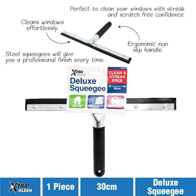 Rubber Blade Window Squeegee Washer 30cm Streak & Drip free cleaning