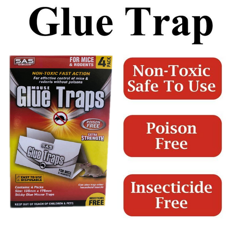 4pcs Safe Catcher Trapper Max Mice Traps Board Mouse Rat Board Kitchen