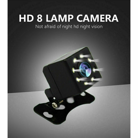 8 LED HD Car Rear View Reverse Backup Camera Parking Night Vision Waterproof