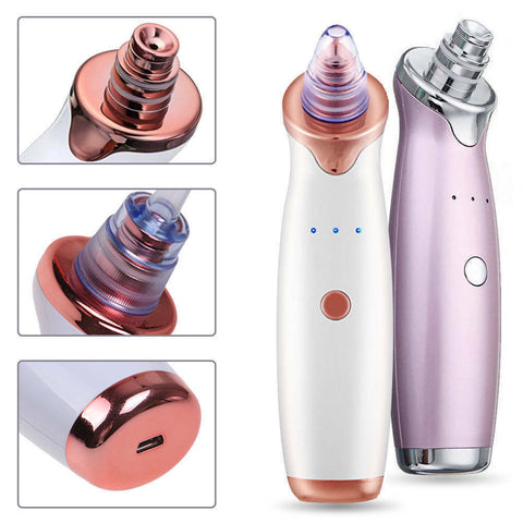 Face Facial Pore Blackhead Vacuum Derma Suction+Usb Charge Diamond Dermabrasion