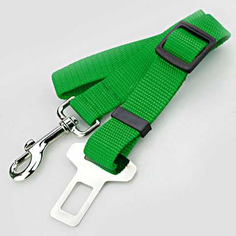 Adjustable Pet Dog Safety Car Vehicle Seat Belt Harness Lead Pet Seatbelt Nylon
