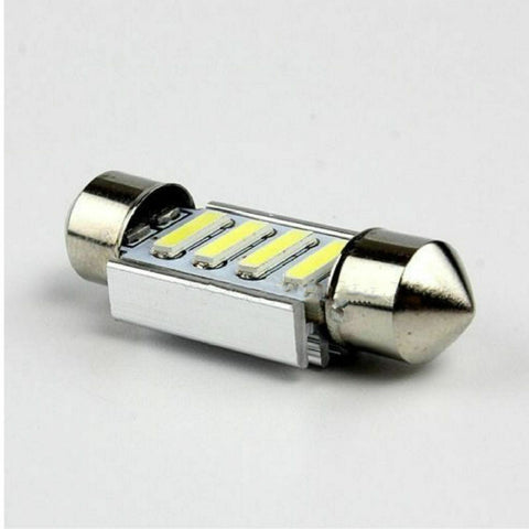 4 x 31MM FESTOON 7020 4SMD LED INTERIOR DOME MAP LIGHT BULB GLOBE 12V CAR 4WD